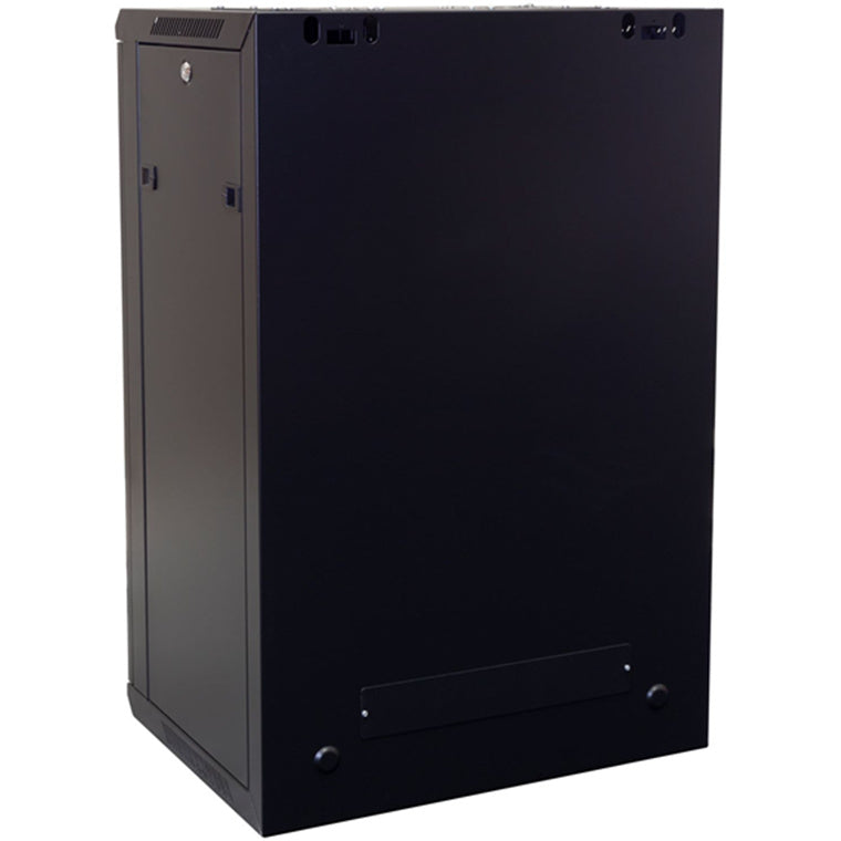 DYNAMIX RWM18 - 18RU Wall Mount Cabinet 450mm Deep (600 x 450 x 910mm) Incl 1x Fixed Shelf 2x Fan