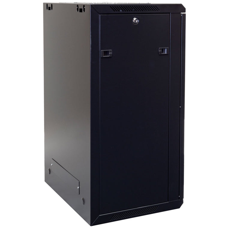 DYNAMIX RWM18 - 18RU Wall Mount Cabinet 450mm Deep (600 x 450 x 910mm) Incl 1x Fixed Shelf 2x Fan