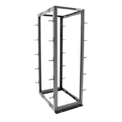 DYNAMIX ROF4P27 - 27U 4 Post Depth Adjustable Open Frame Rack. Depth Adjust Range 692-1150mm.
