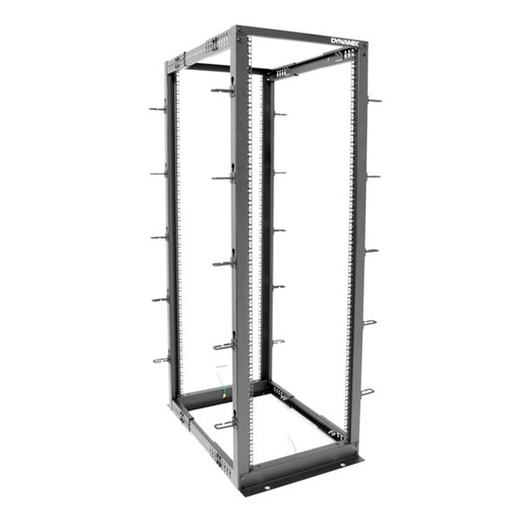 DYNAMIX ROF4P27 - 27U 4 Post Depth Adjustable Open Frame Rack. Depth Adjust Range 692-1150mm.