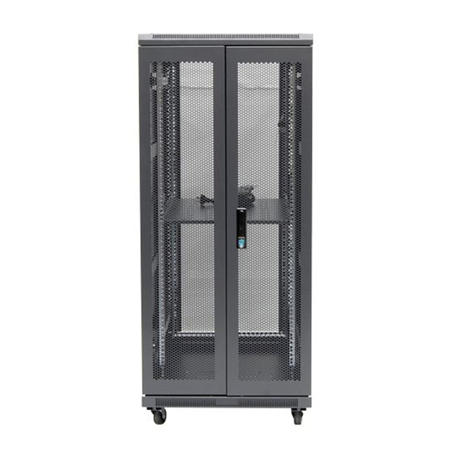 DYNAMIX RSR27-6X6 - 27RU Server Cabinet 600mm Deep (600 x 600 x 1410mm) 1x Fixed Shelf 4x Fans
