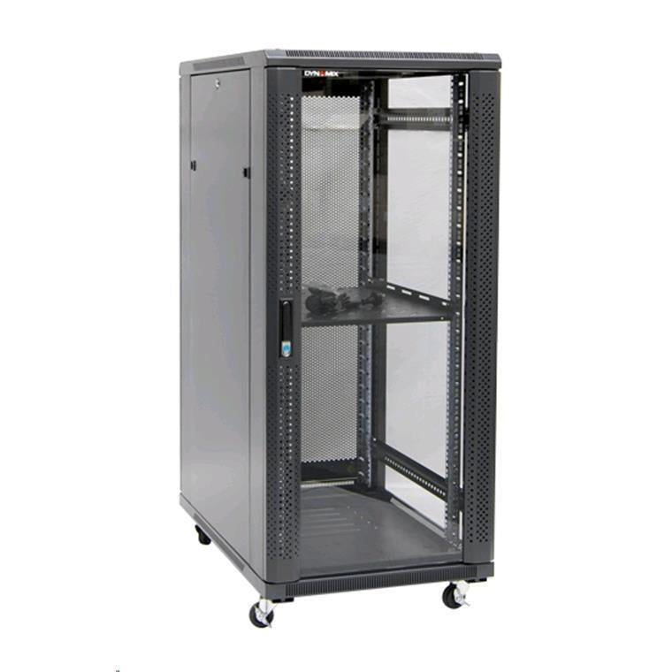 DYNAMIX RSR27-6X10 - 27RU Server Cabinet 1000mm Deep (600x1000x1410mm) 1x Fixed Shelf 4x Fans