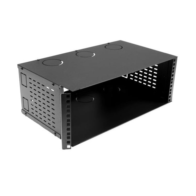 DYNAMIX HWMB300-4U - 4U 300mm Deep 19'' Fully Enclosed Hinged Wall Bracket. Includes Lid & Base Panels.