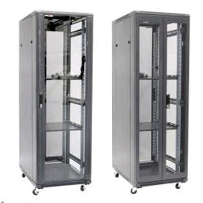 DYNAMIX RSR37-6X10FP - 37RU Server Cabinet 1000mm Deep (600x1000x1853mm) FLAT PACK 2x Fixed Shelves 4x Fans