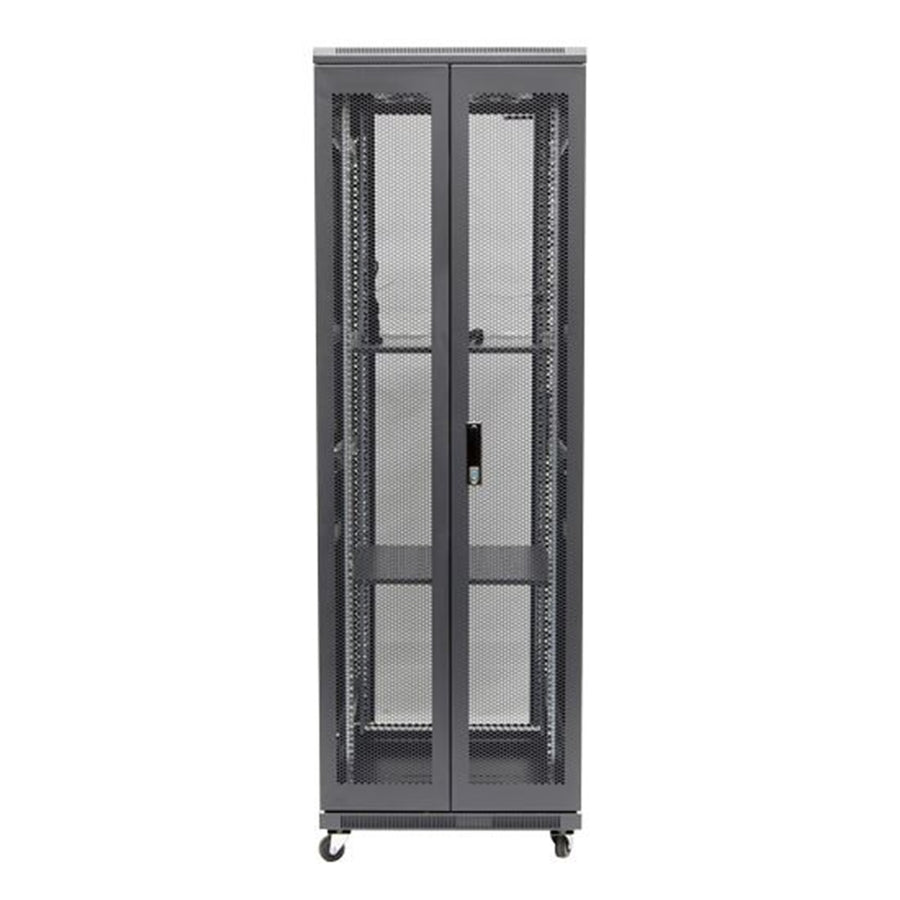DYNAMIX RSR37-6X6 - 37RU Server Cabinet 600mm Deep (600x600x1853mm). Incl 2x Fixed Shelves 4x Fans