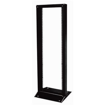 DYNAMIX ROR47B - 47RU Open Rack 543 x 280 x 2230mm(ex) 200kg Static Load 6.0mm Plinth Black