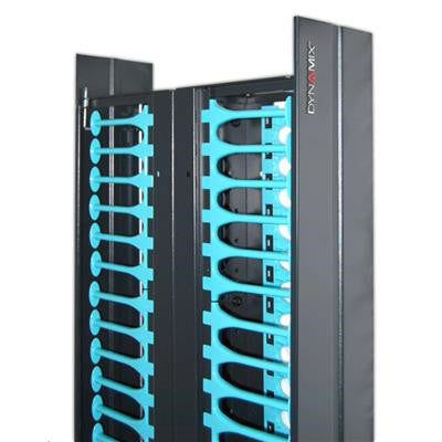 DYNAMIX RDF47CM-300 - Dual 300mm Wide Finger Duct Cable Management Panels for RDF47U Frame