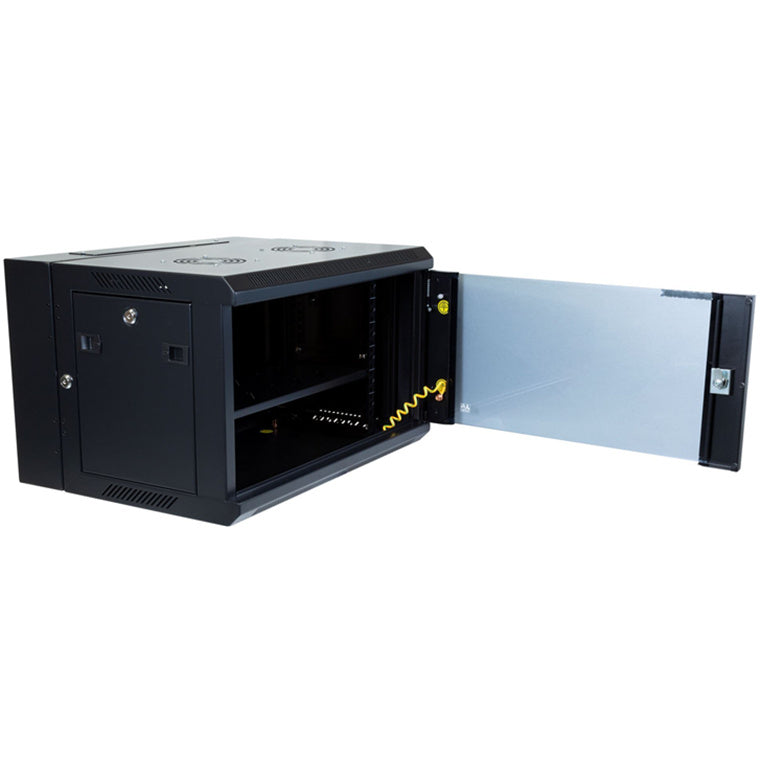 DYNAMIX RSFDS6 - 6RU Universal Swing Wall Mount Cabinet. Back mount supplied Left & Right Hinges