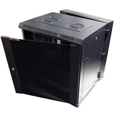 DYNAMIX RSFDS24-600 - 24RU 600mm Deep Universal Swing Wall Mount Cabinet. Backmount (600 x 600 x 1167mm)