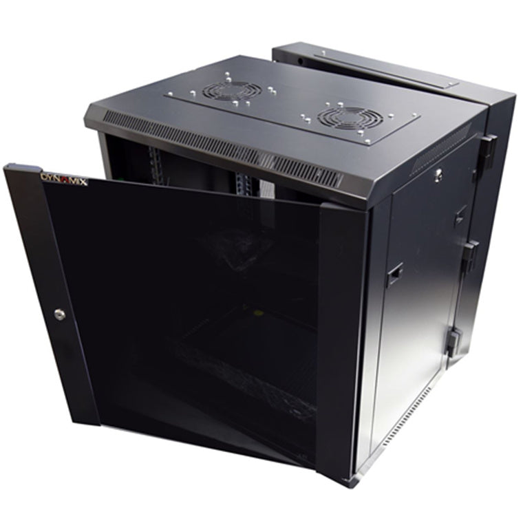 DYNAMIX RSFDS24-600 - 24RU 600mm Deep Universal Swing Wall Mount Cabinet. Backmount (600 x 600 x 1167mm)