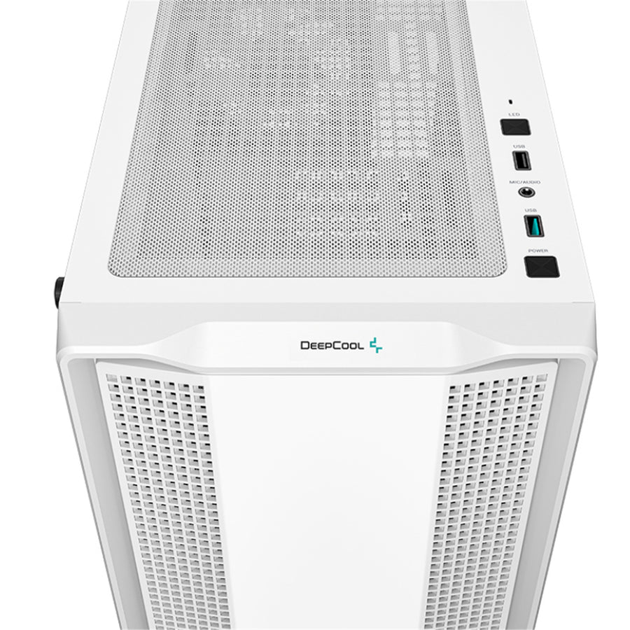 DEEPCOOL  CC360 ARGB Tempered Glass mATX Mini Tower Case - White