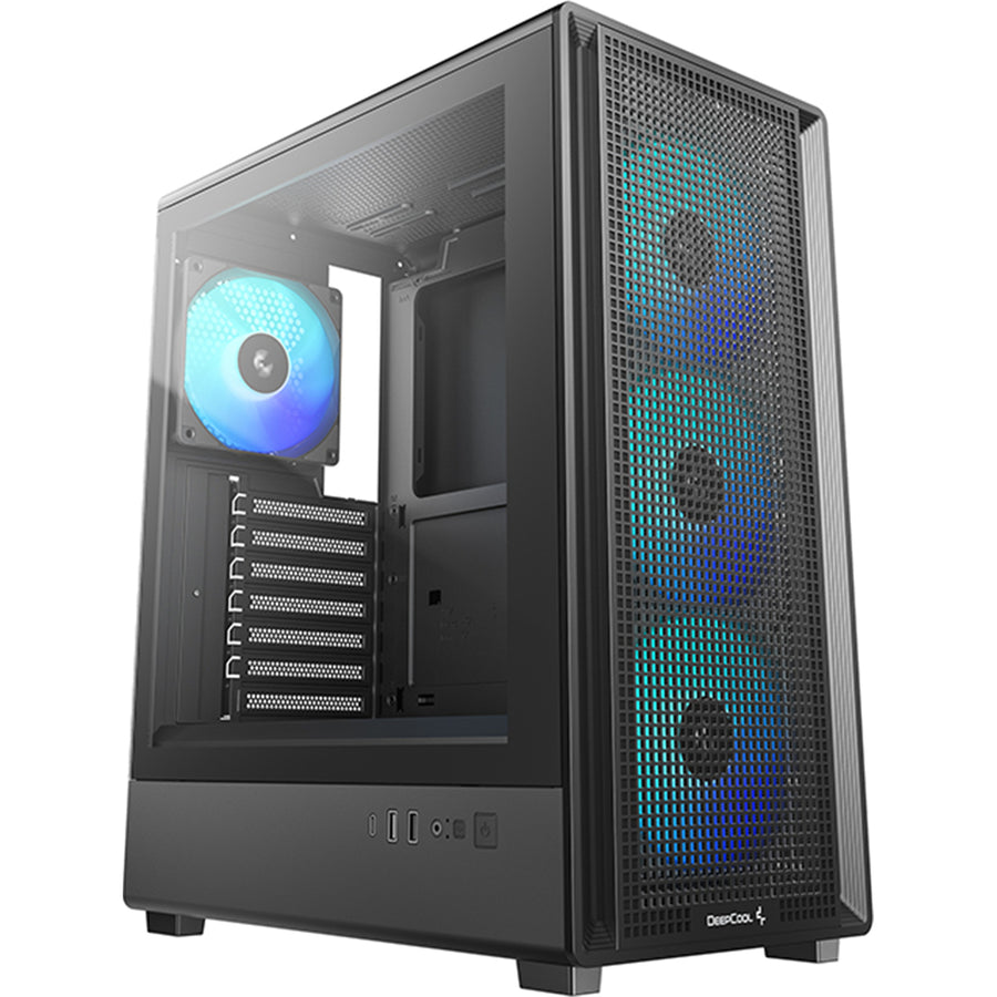 DEEPCOOL  CC550 4F Tempered Glass ARGB ATX Mid Tower Case