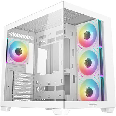 DEEPCOOL  CG530 Tempered Glass ATX Mid Tower Case - White