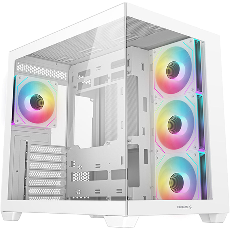DEEPCOOL  CG530 Tempered Glass ATX Mid Tower Case - White