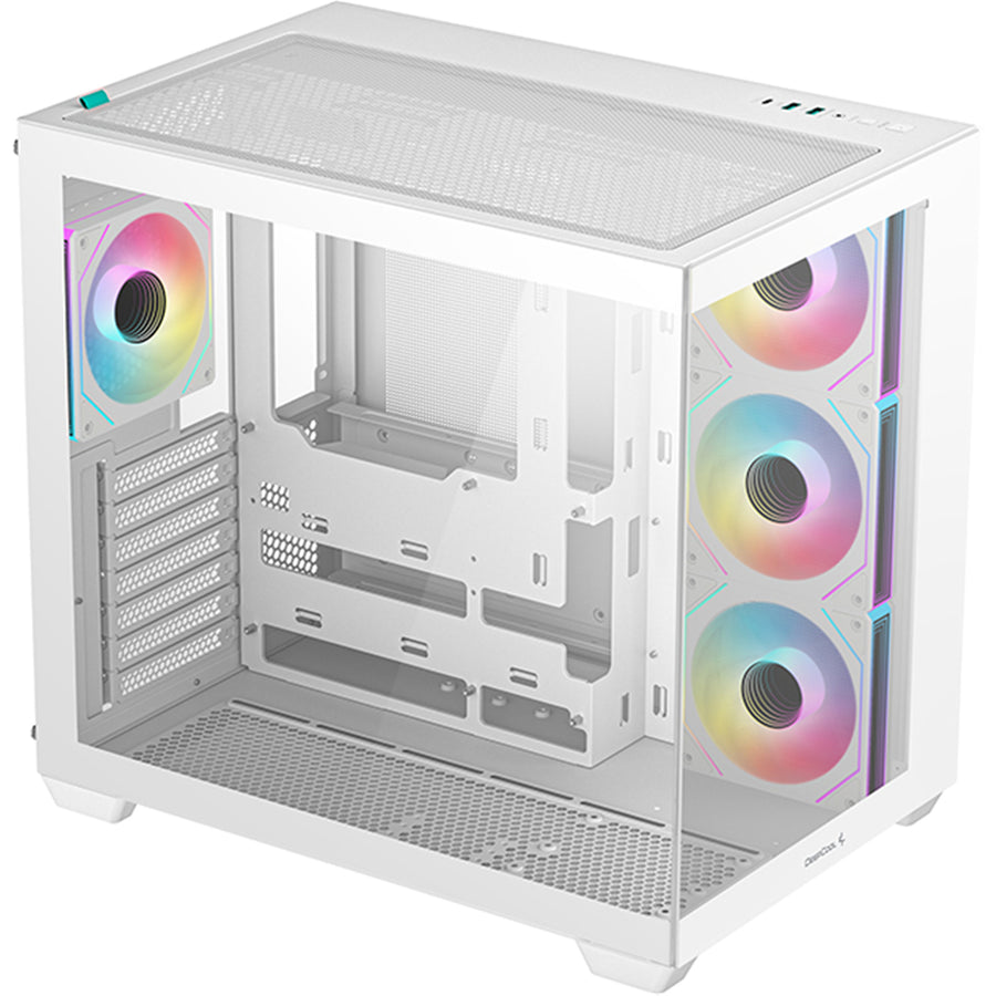 DEEPCOOL  CG530 Tempered Glass ATX Mid Tower Case - White