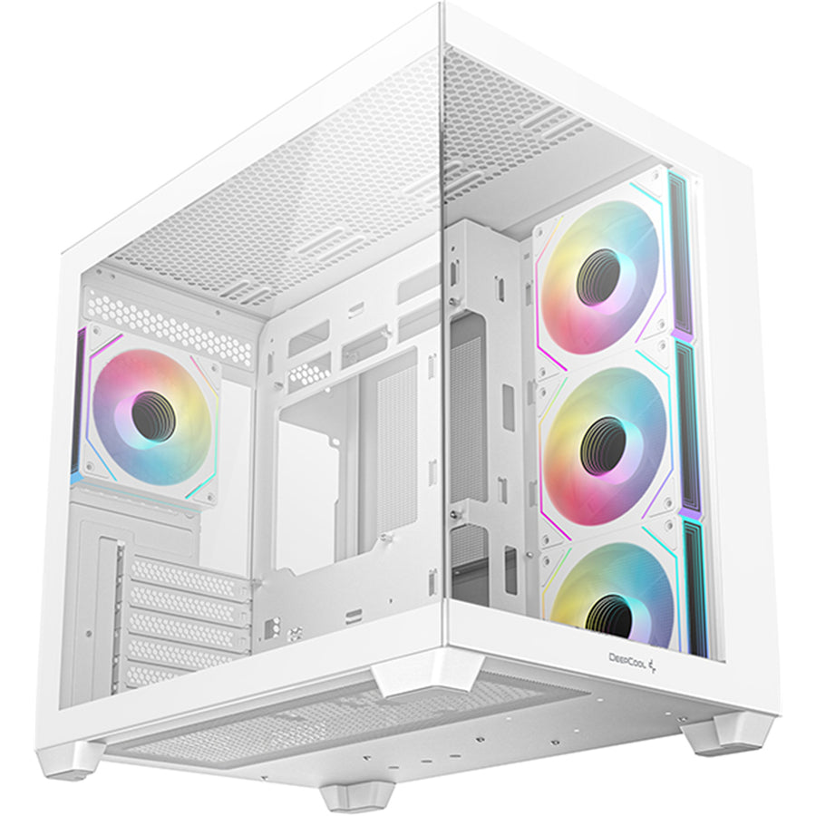 DEEPCOOL  CG530 Tempered Glass ATX Mid Tower Case - White