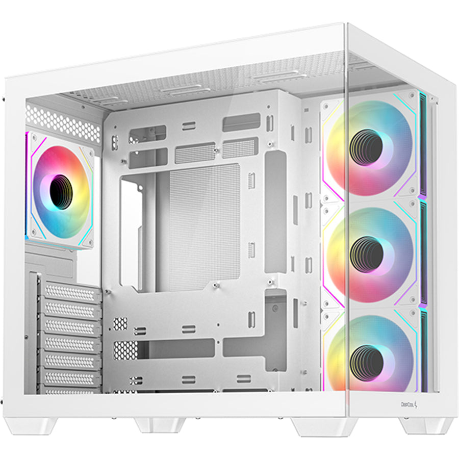 DEEPCOOL  CG530 Tempered Glass ATX Mid Tower Case - White