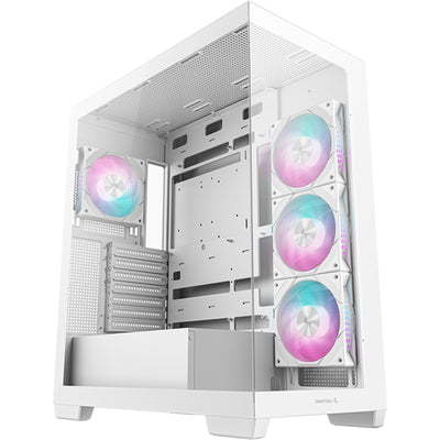 DEEPCOOL  CG580 Tempered Glass ATX Mid Tower Case - White