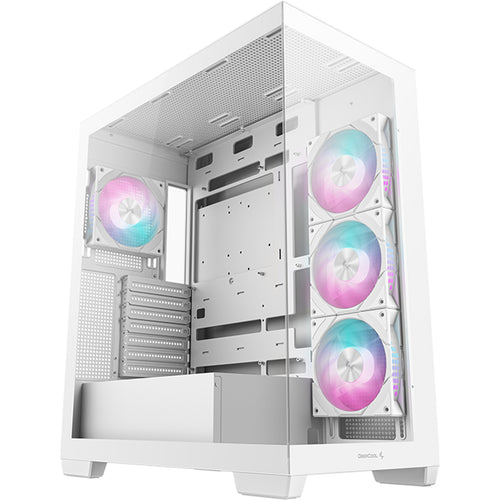 DEEPCOOL  CG580 Tempered Glass ATX Mid Tower Case - White