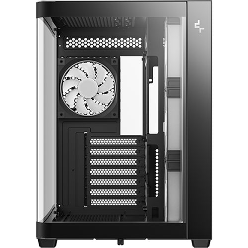DEEPCOOL  CG530U 4F Tempered Glass ATX Mid Tower Case With Curved Glass Panel - Black
