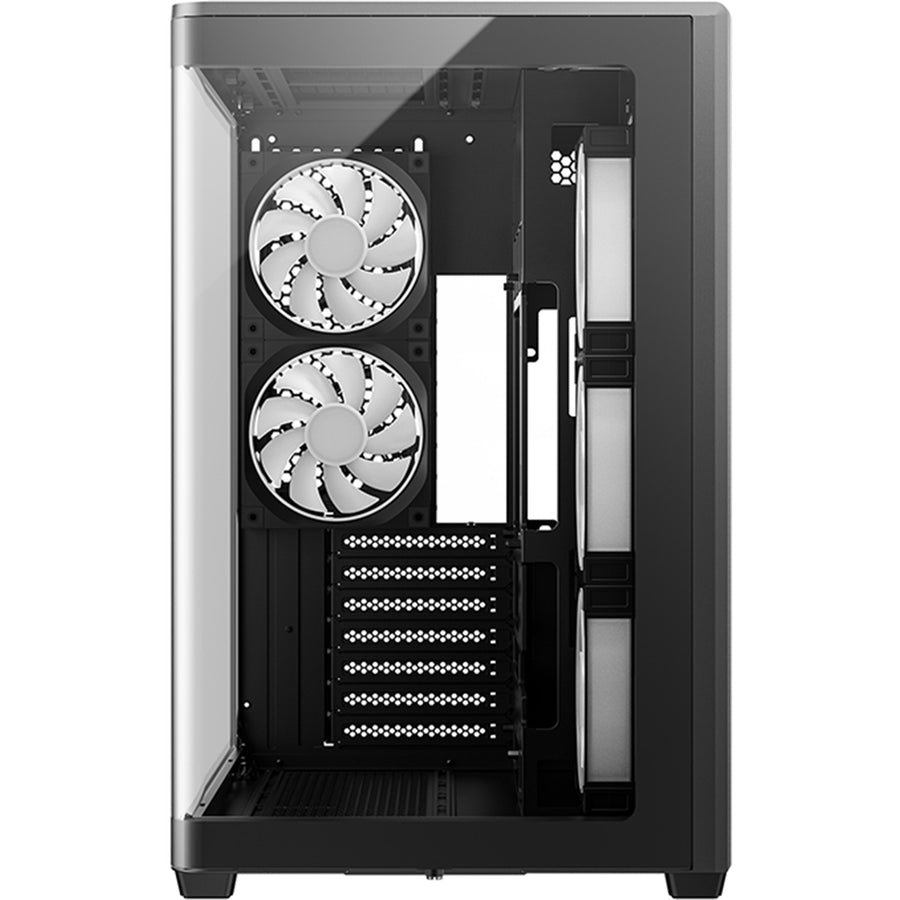 DEEPCOOL  CG590U 5F Tempered Glass ATX Mid Tower Case With Curved Glass Panel - Black