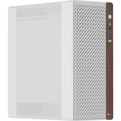 Formula TimberLine T2 White AR Formula V Line TimberLine T2 AR  Side Mesh Panel ATX Mid Tower Case - White Wood