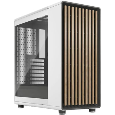 Fractal Design North  ATX Mid Tower Case Tempered Glass - Chalk White
