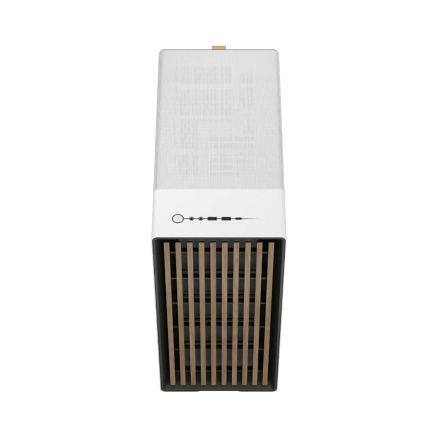 Fractal Design North  ATX Mid Tower Case Tempered Glass - Chalk White