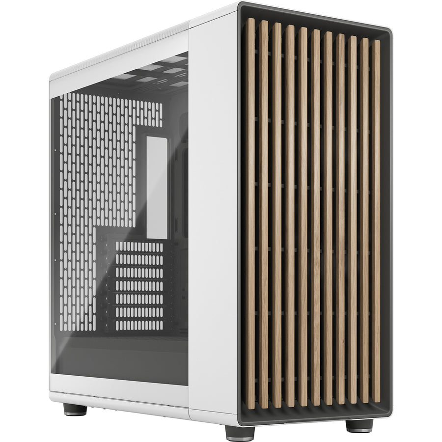 Fractal Design North XL  Tempered Glass ATX Mid Tower Case - Chalk White