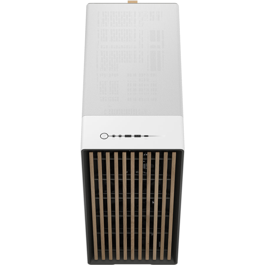 Fractal Design North XL  Tempered Glass ATX Mid Tower Case - Chalk White