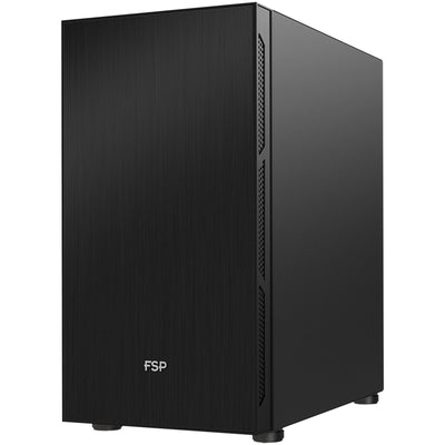 FSP CST220 Silent  mATX Mini Tower Case - Black