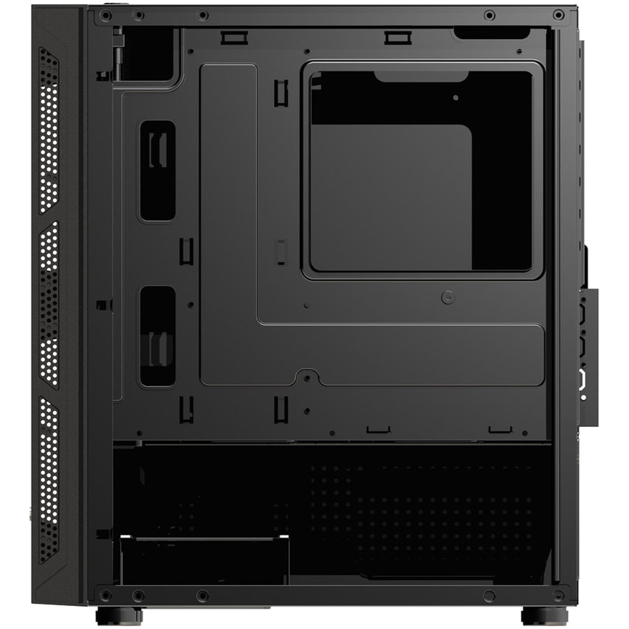FSP CST220 Silent  mATX Mini Tower Case - Black