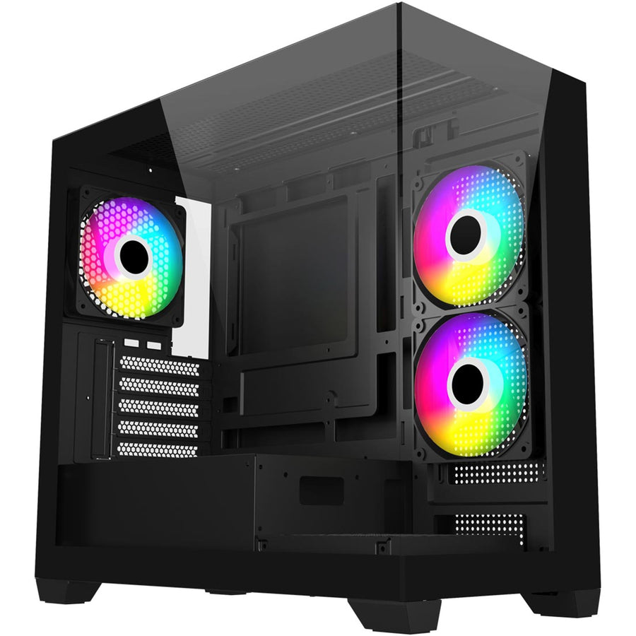 FSP S340  mATX Mid Tower Case - Black