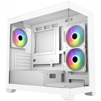 FSP S340  mATX Mid Tower Case - White