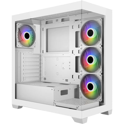 FSP M340  ATX Mid Tower Case - White