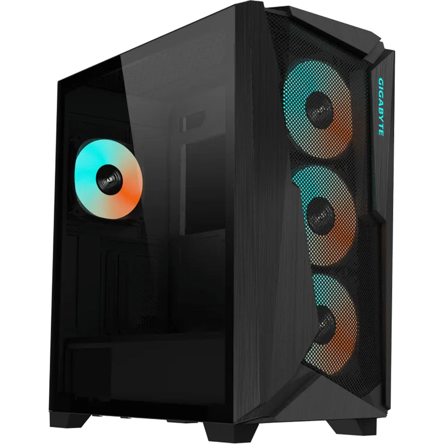 Gigabyte  C301 Tempered Glass Mid Tower Gaming Case - Glass Black
