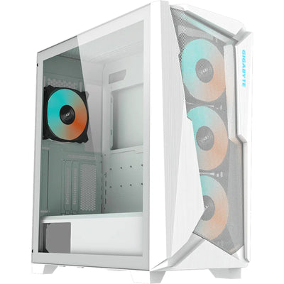 Gigabyte  C301 Tempered Glass Mid Tower Gaming Case - Glass White