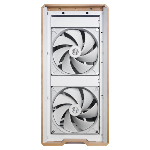 Lian Li Lancool 217 Tempered Glass ATX Mid Tower Gaming Case - White Wood