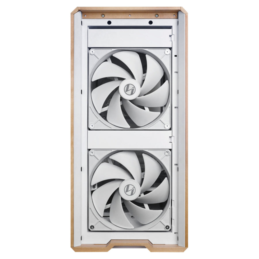Lian Li Lancool 217 Tempered Glass ATX Mid Tower Gaming Case - White Wood