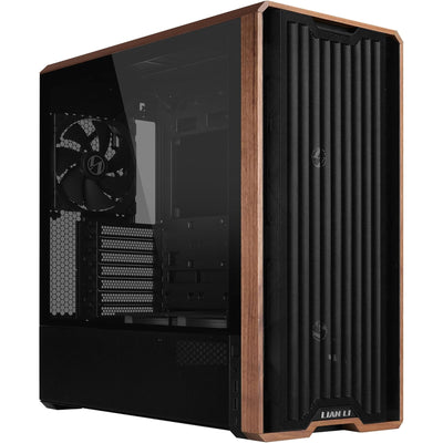 Lian Li Lancool 217 Tempered Glass ATX Mid Tower Gaming Case - Black Wood