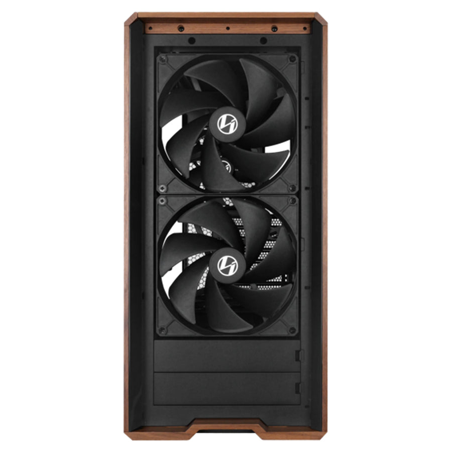 Lian Li Lancool 217 Tempered Glass ATX Mid Tower Gaming Case - Black Wood