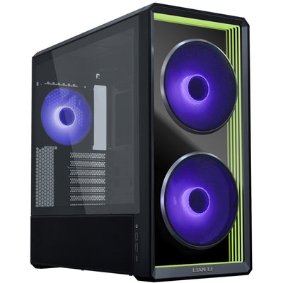 Lian Li Lancool 217 INF Tempered Glass ATX Mid Tower Gaming Case - Black Infinity