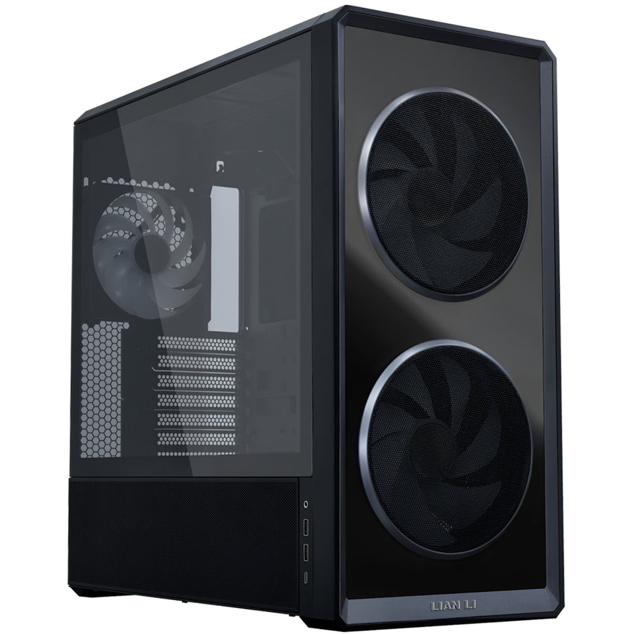 Lian Li Lancool 217 INF Tempered Glass ATX Mid Tower Gaming Case - Black Infinity