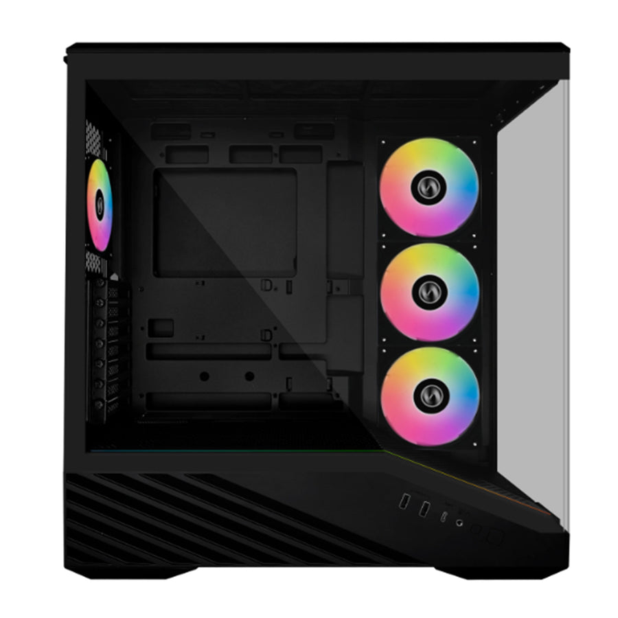 Lian Li Vector V100 RGB Tempered Glass ATX Mid Tower Gaming Case - Black