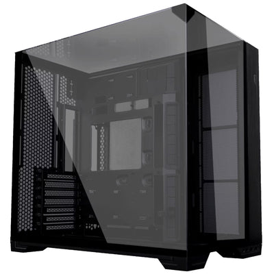 Lian Li O11 VISION  Compact Tempered Glass ATX Mid Tower Gaming Case - Black