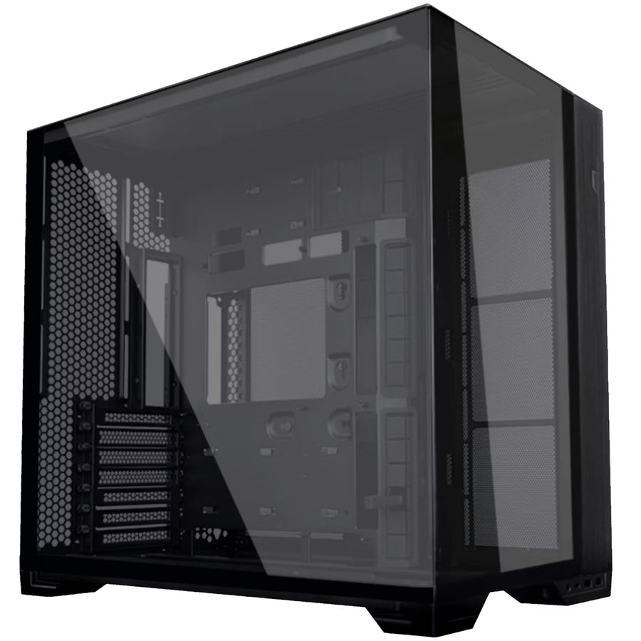 Lian Li O11 VISION  Compact Tempered Glass ATX Mid Tower Gaming Case - Black