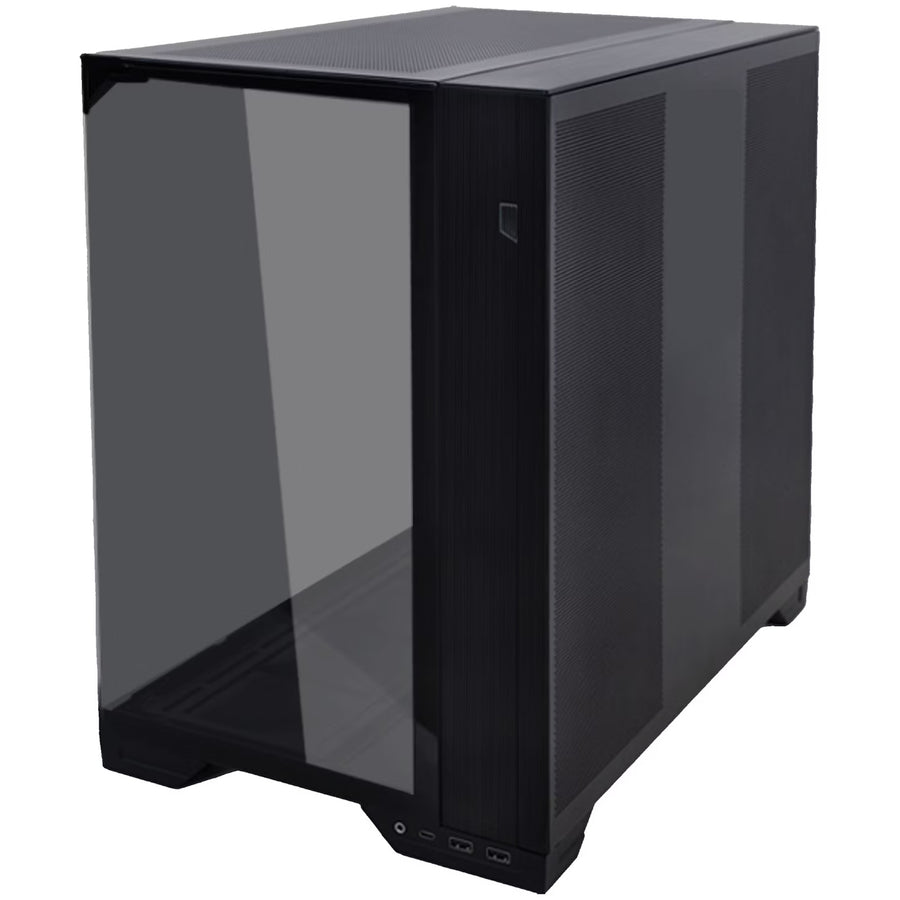 Lian Li O11 VISION  Compact Tempered Glass ATX Mid Tower Gaming Case - Black