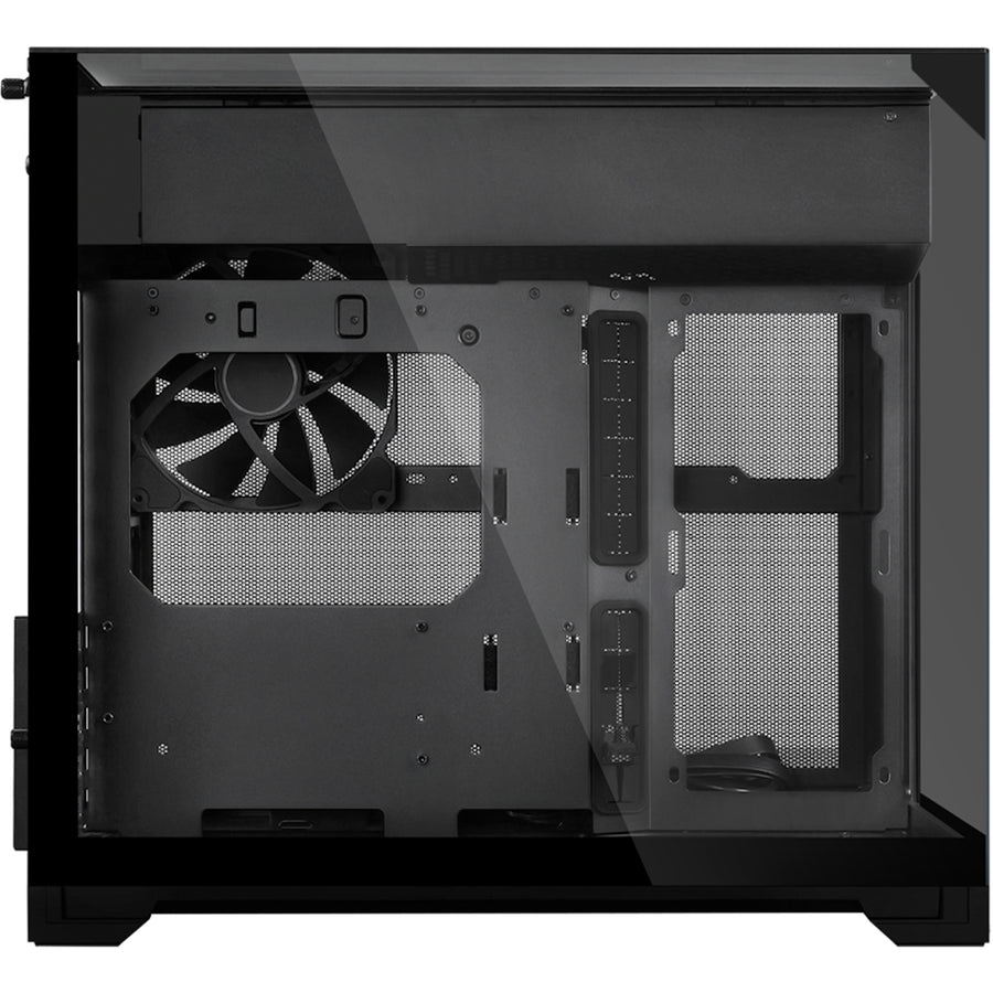 Lian Li O11 VISION M  Tempered Glass MATX/ITX Dual Chamber Gaming Case - Black