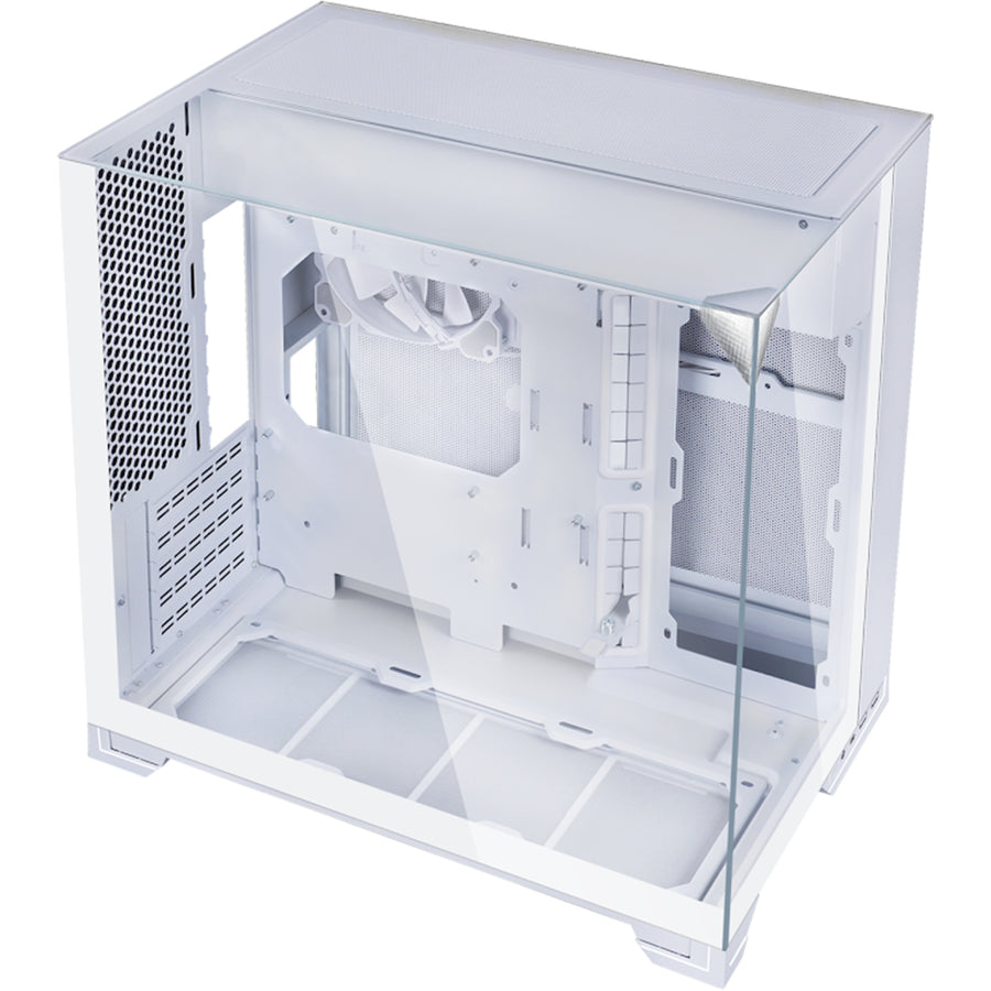 Lian Li O11 VISION M  Tempered Glass MATX/ITX Dual Chamber Gaming Case - WHITE