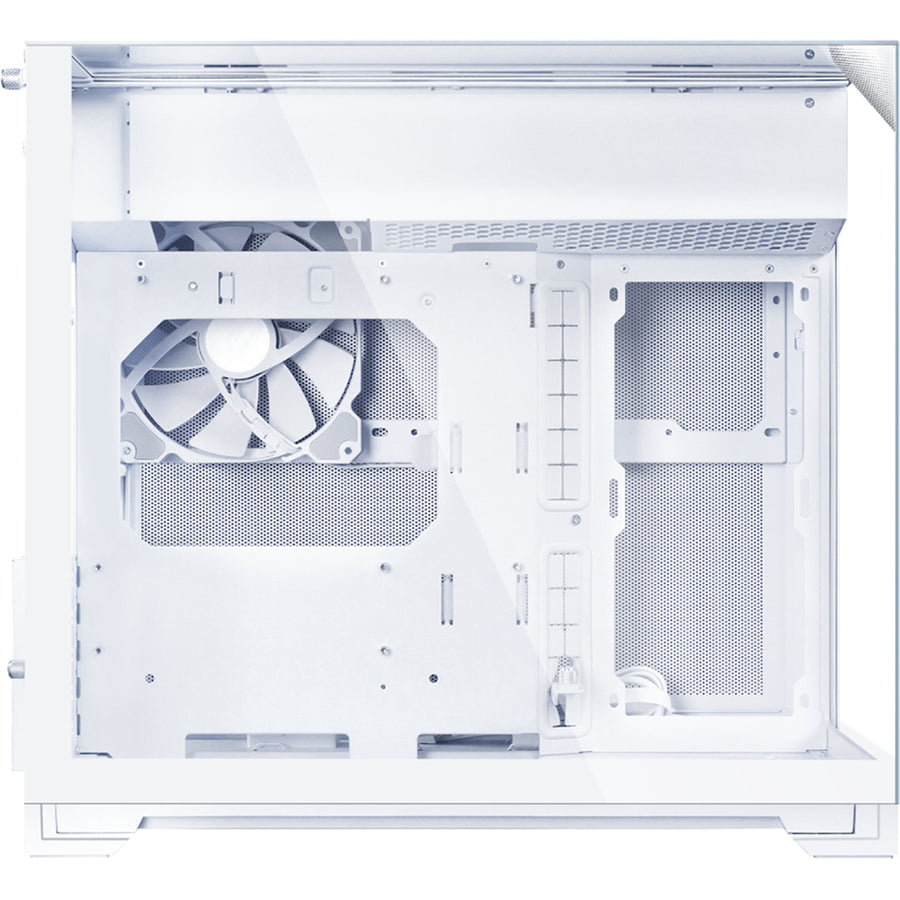 Lian Li O11 VISION M  Tempered Glass MATX/ITX Dual Chamber Gaming Case - WHITE